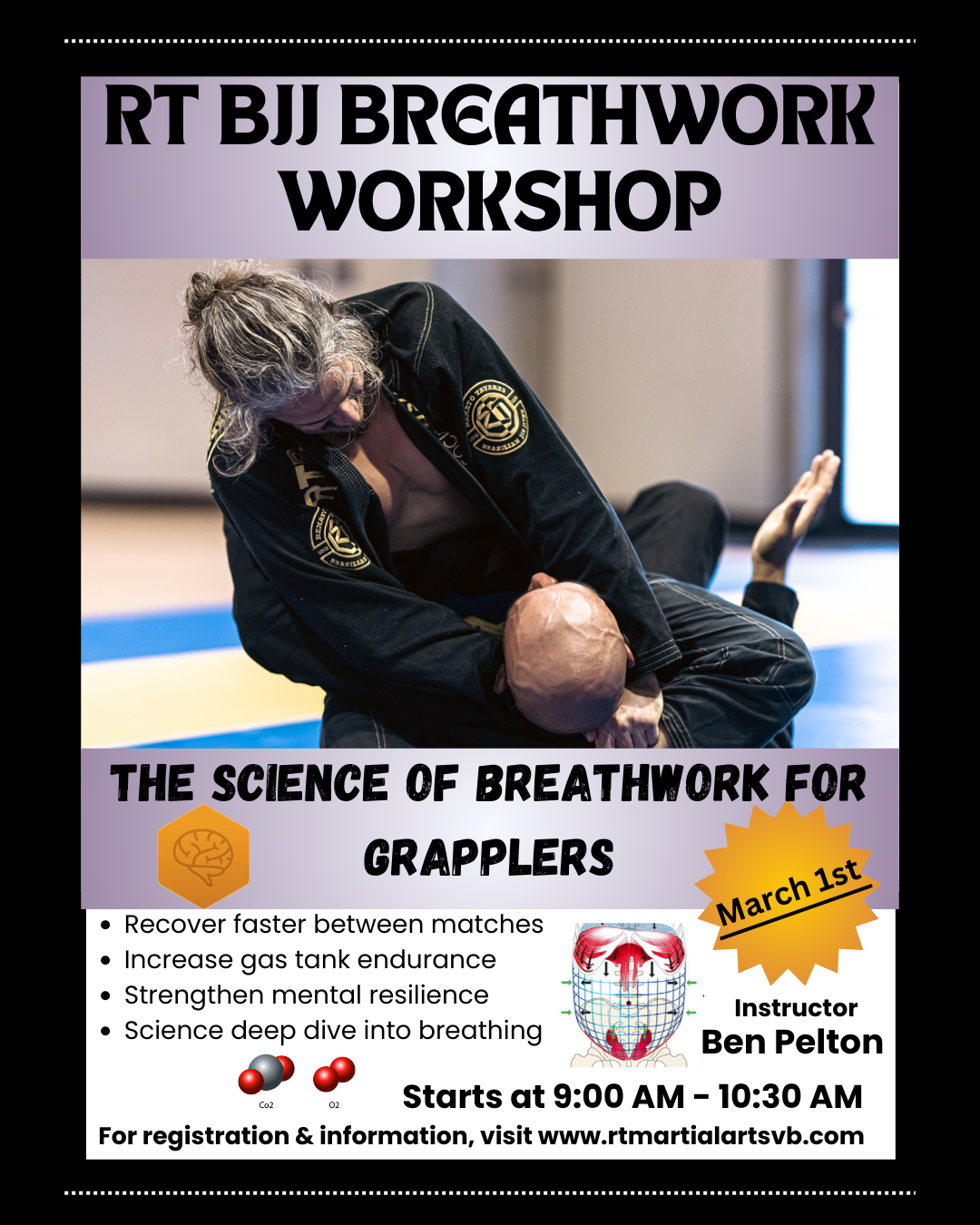 RT BJJ BREATHWORK
WORKSHOP