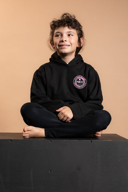 RT KIDS SWEATSHIRT BLACK & ROSE