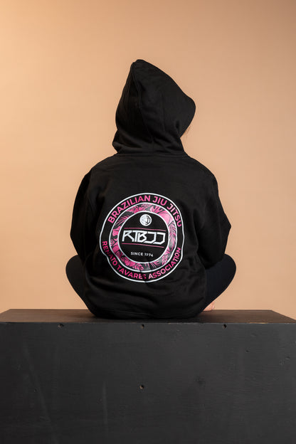 RT KIDS SWEATSHIRT BLACK & ROSE